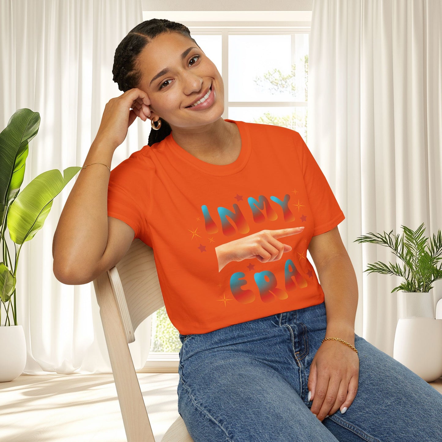In My Era T-Shirt — Retro Pointing Hand Graphic Tee