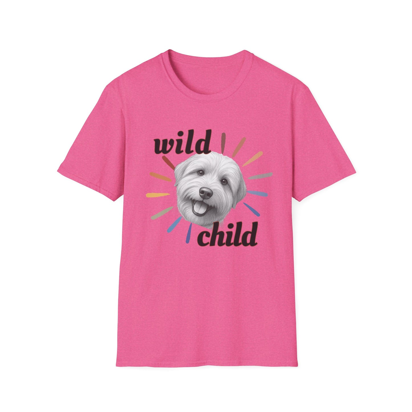 "Wild Child" T‑Shirt -Graphic Tee for Dog Lovers