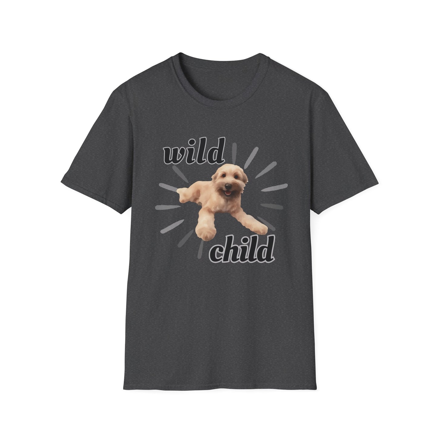 "Wild Child"- Wheaten Puppy Graphic Tee