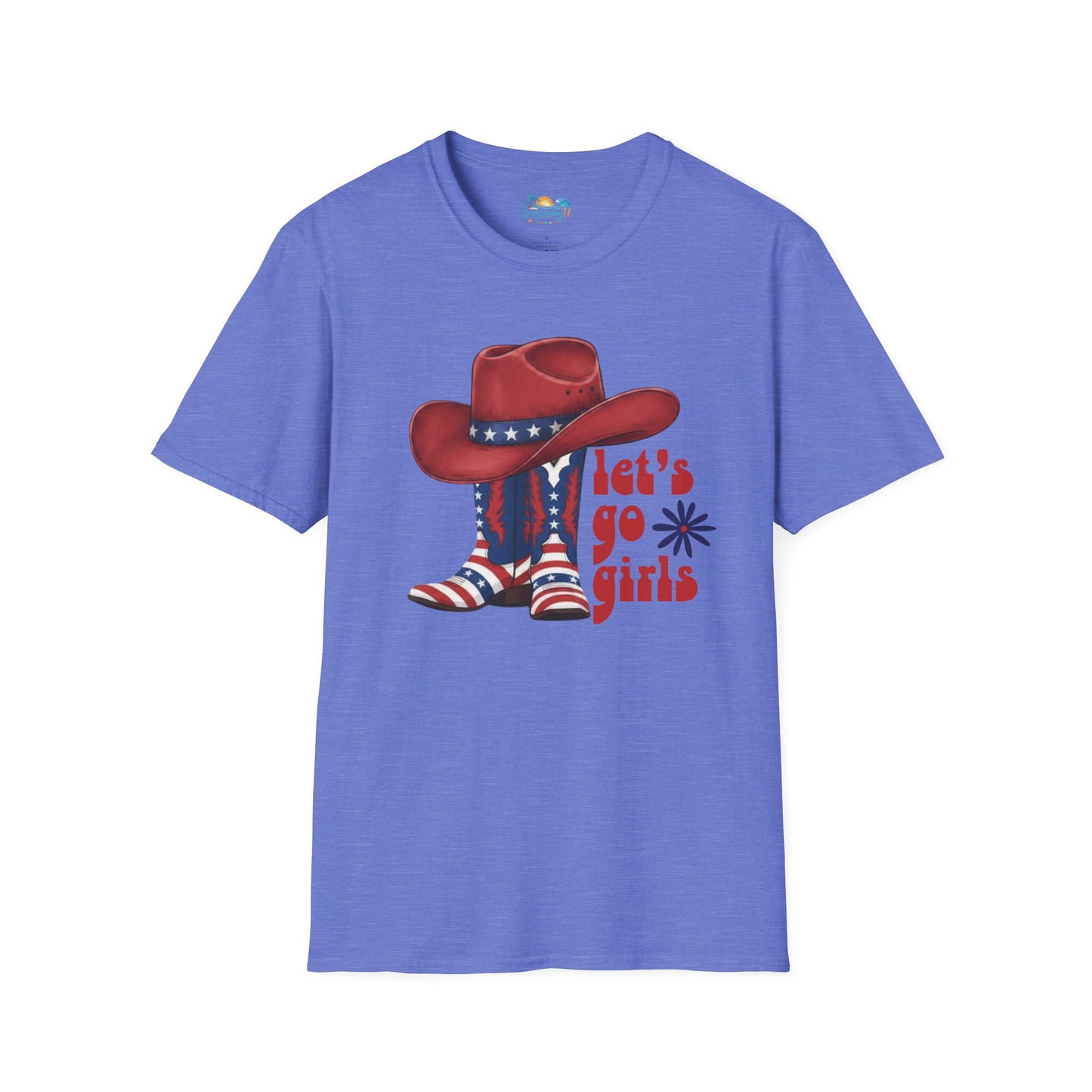 Let's Go Girls Patriotic Cowgirl T-Shirt