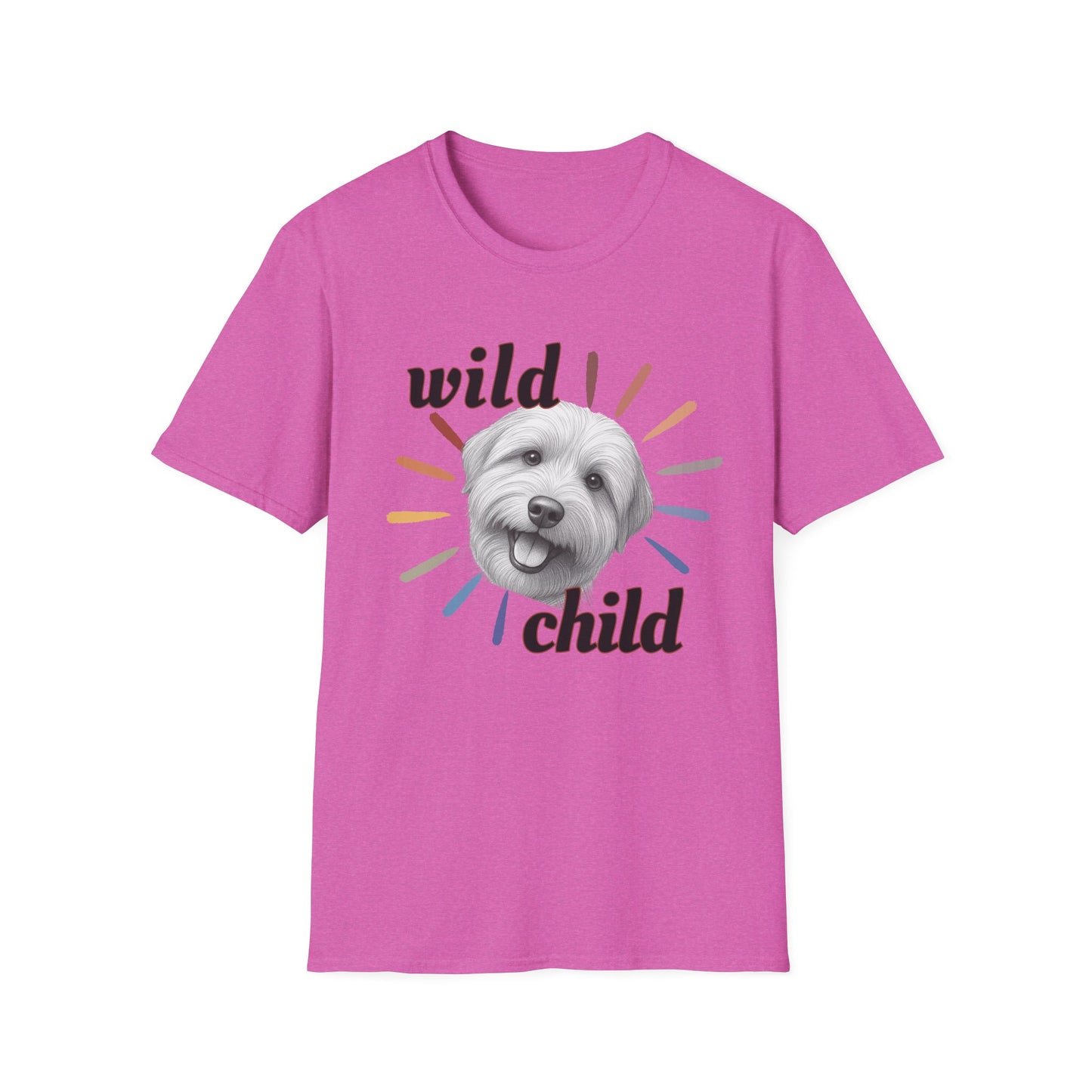 "Wild Child" T‑Shirt -Graphic Tee for Dog Lovers