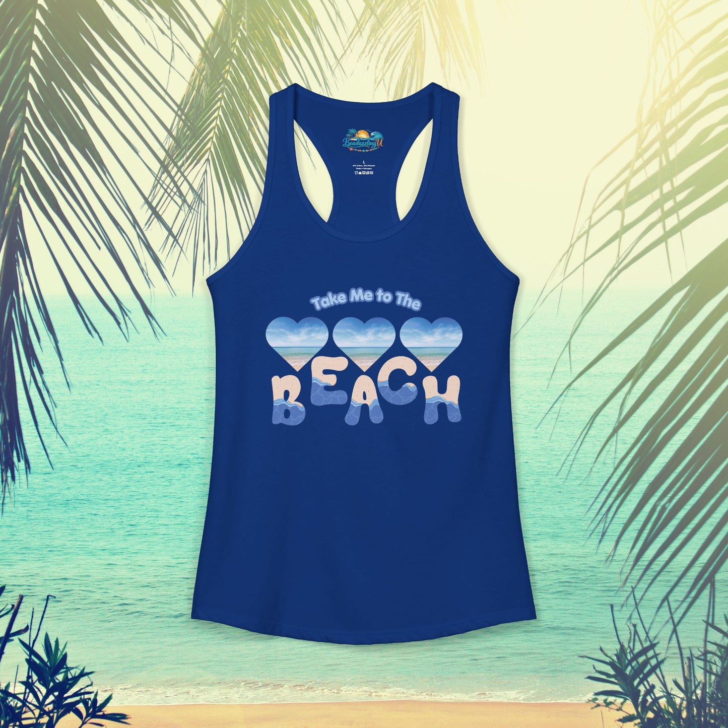"Take Me To The Beach" -Women's Racerback Tank