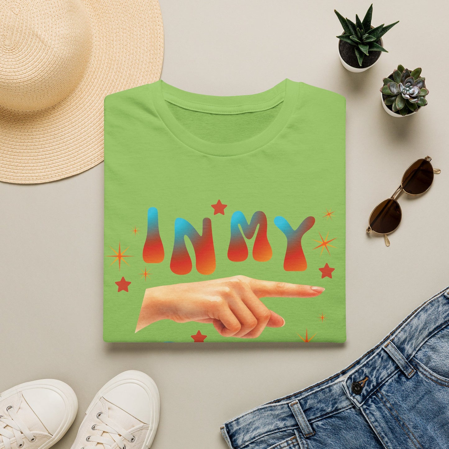 In My Era T-Shirt — Retro Pointing Hand Graphic Tee