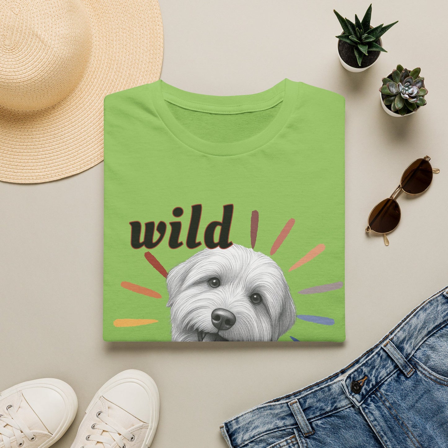 "Wild Child" T‑Shirt -Graphic Tee for Dog Lovers