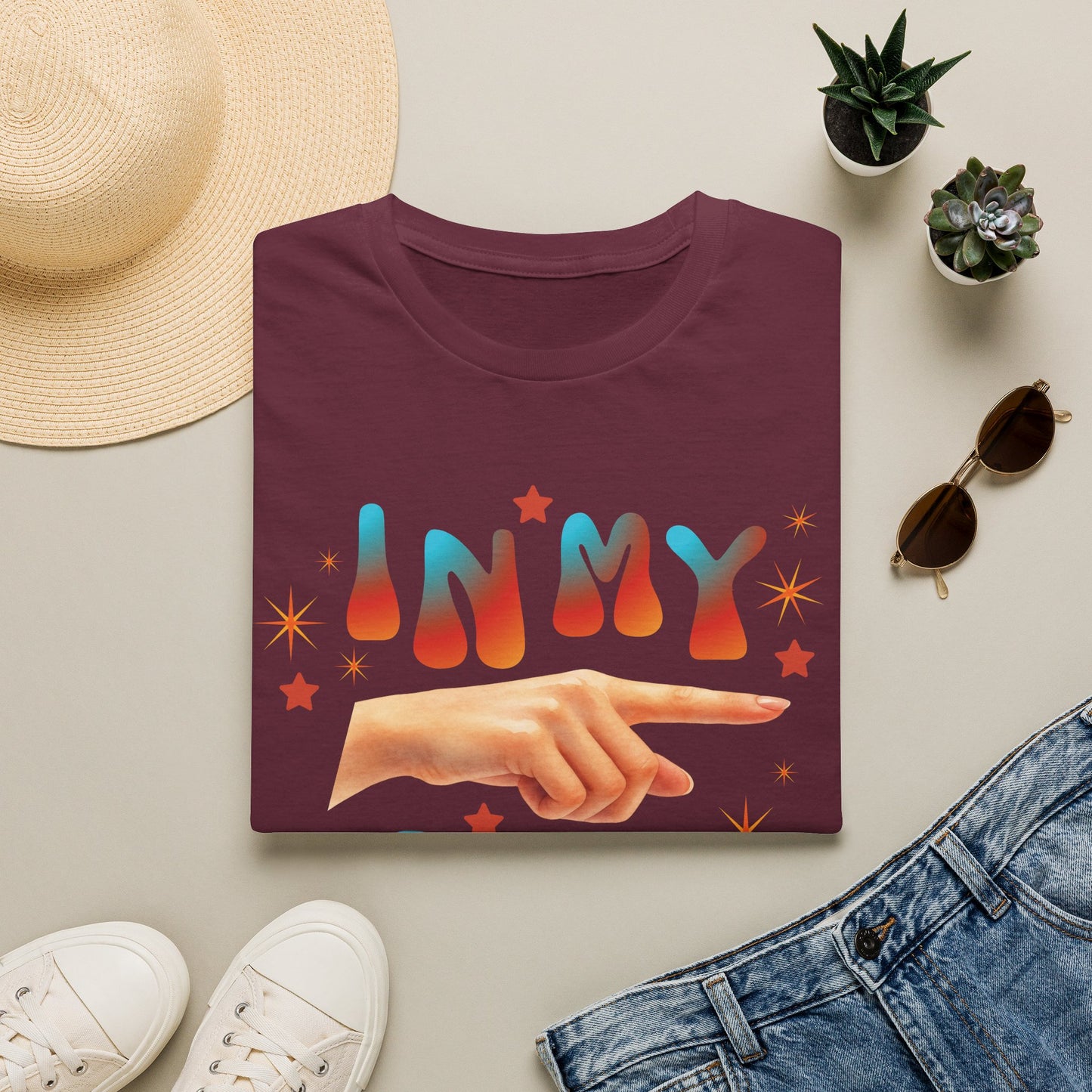 In My Era T-Shirt — Retro Pointing Hand Graphic Tee