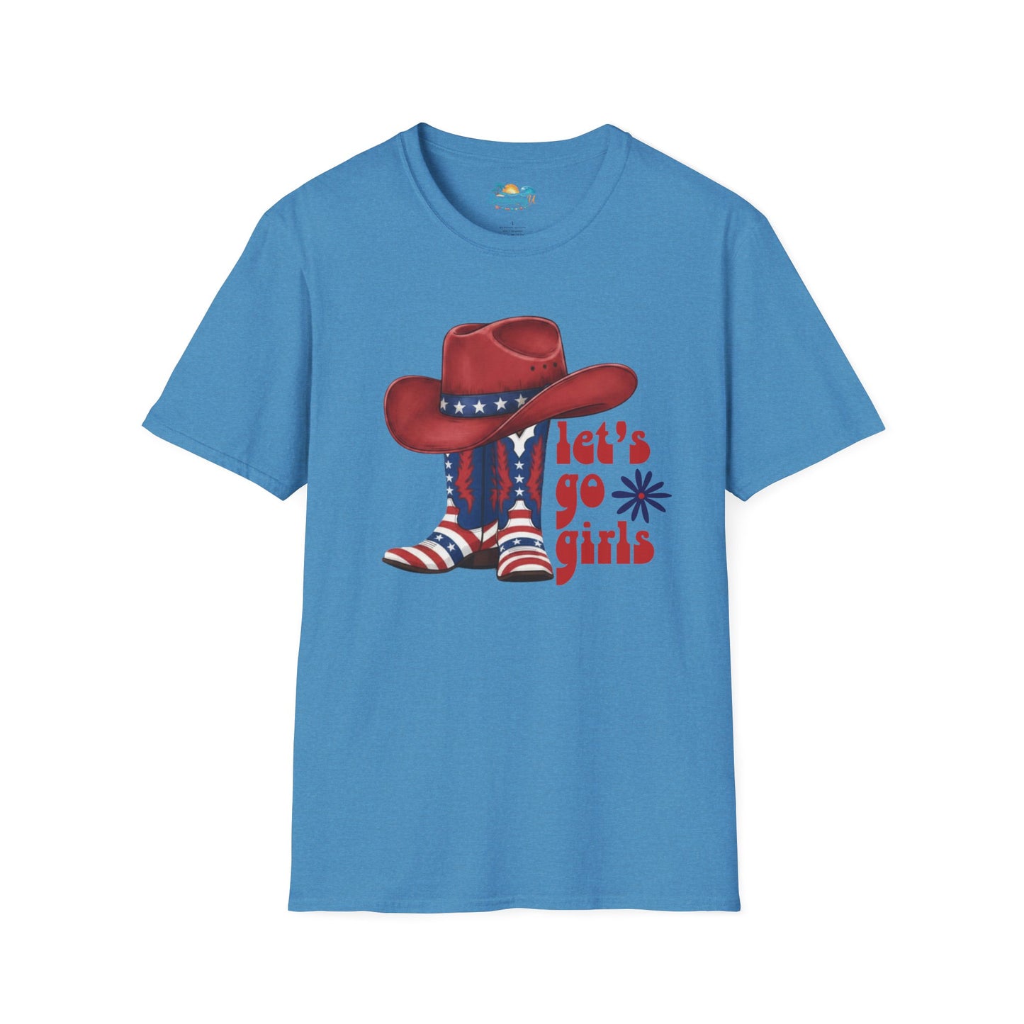 Let's Go Girls Patriotic Cowgirl T-Shirt