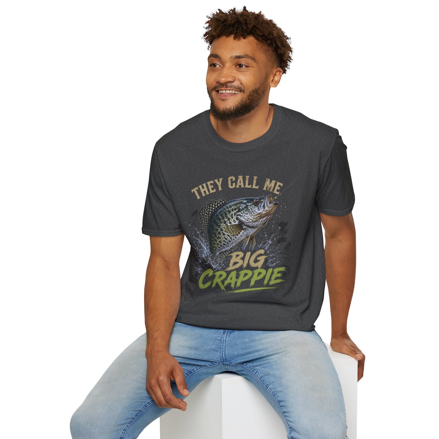 “They Call Me Big Crappie” Fishing Graphic Tee