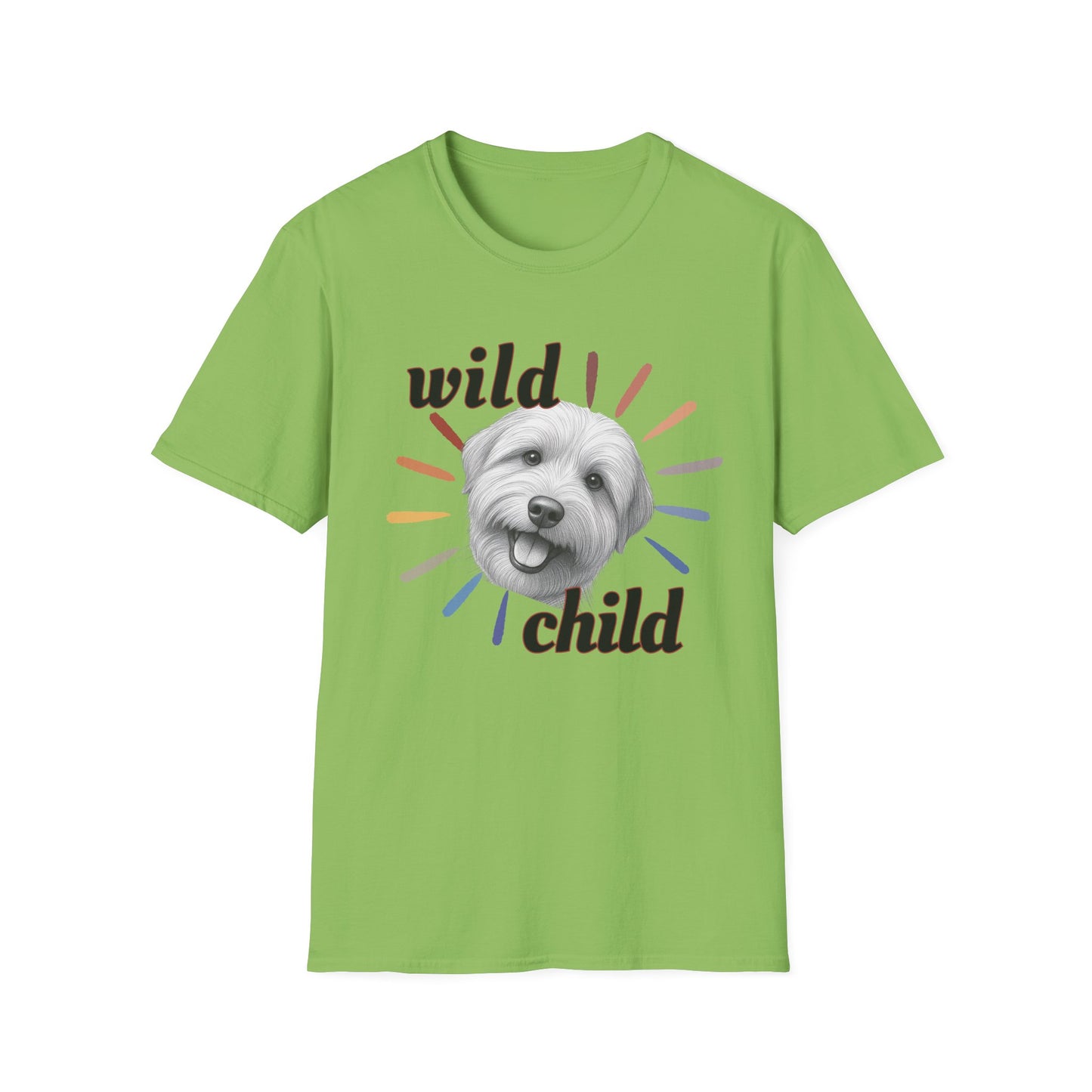 "Wild Child" T‑Shirt -Graphic Tee for Dog Lovers