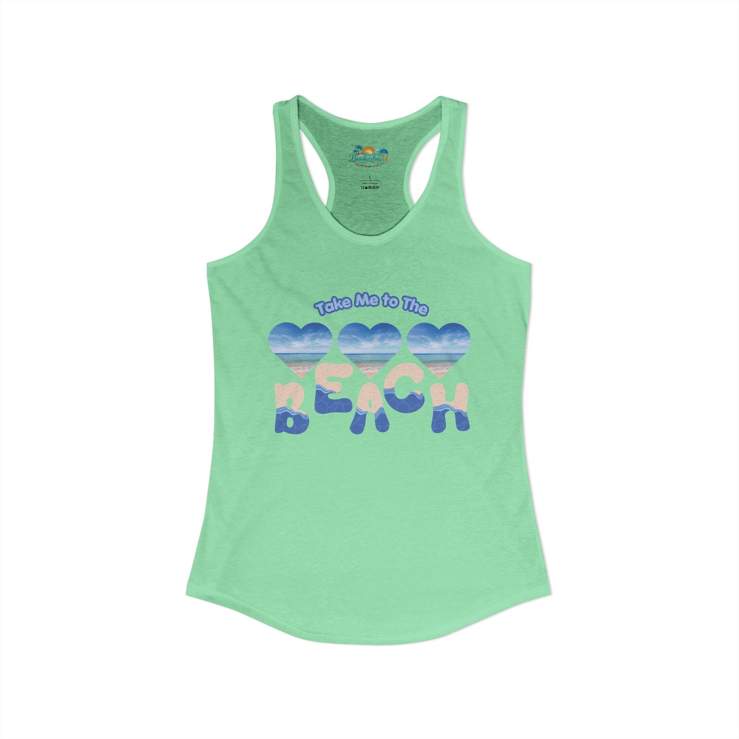 "Take Me To The Beach" -Women's Racerback Tank