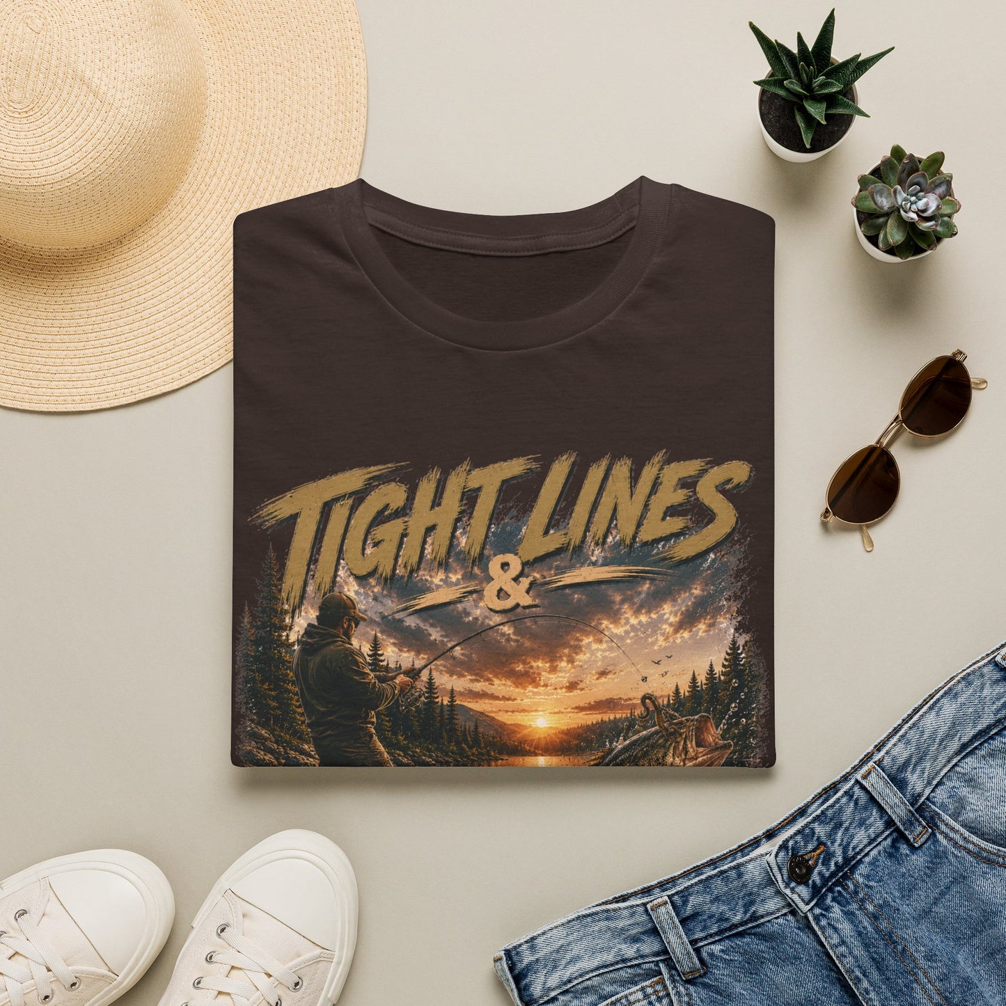 "Tight Lines & Good Times" Graphic Tee