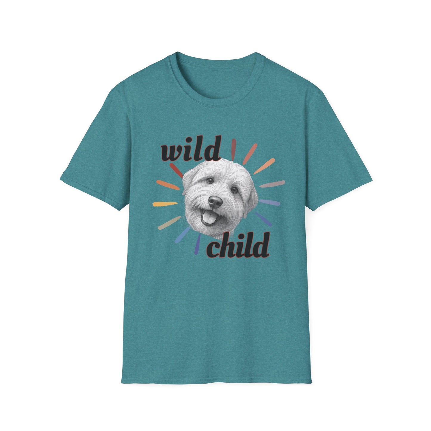 "Wild Child" T‑Shirt -Graphic Tee for Dog Lovers