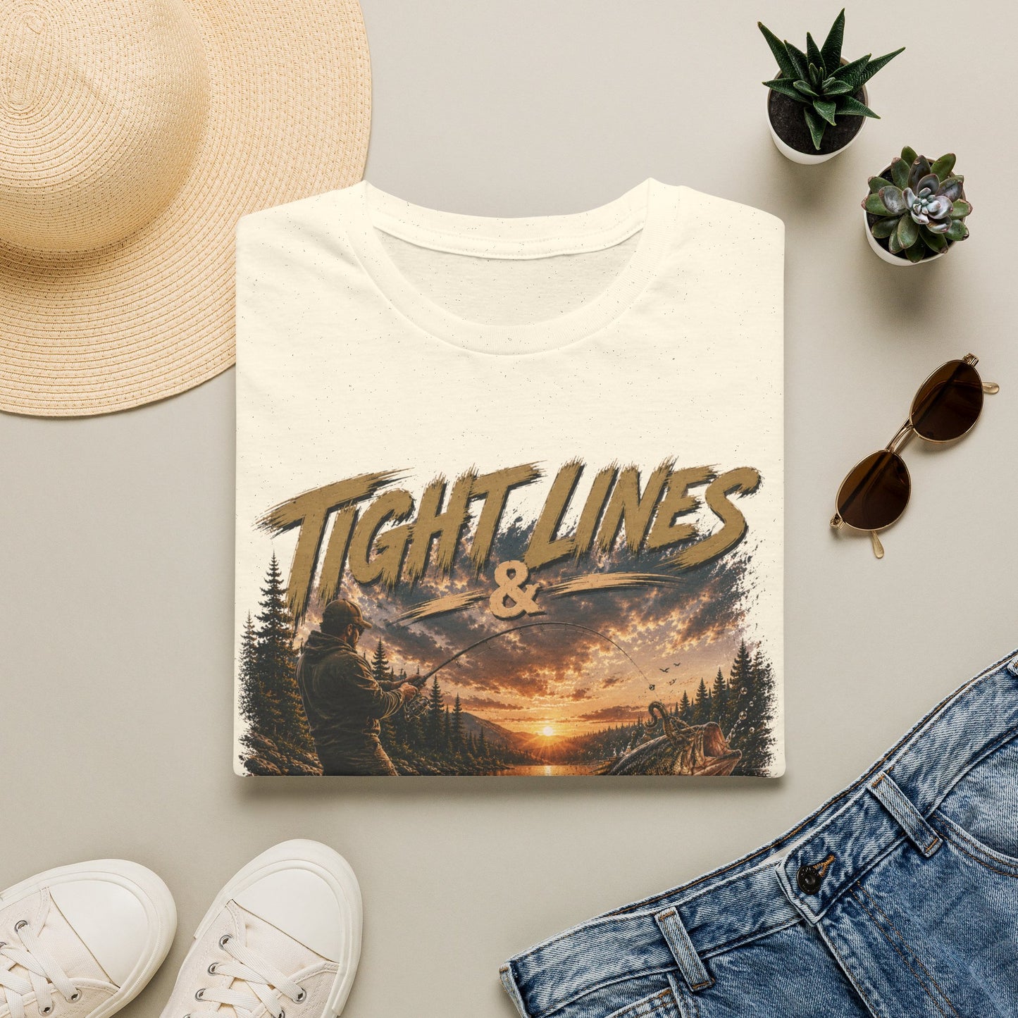 "Tight Lines & Good Times" Graphic Tee