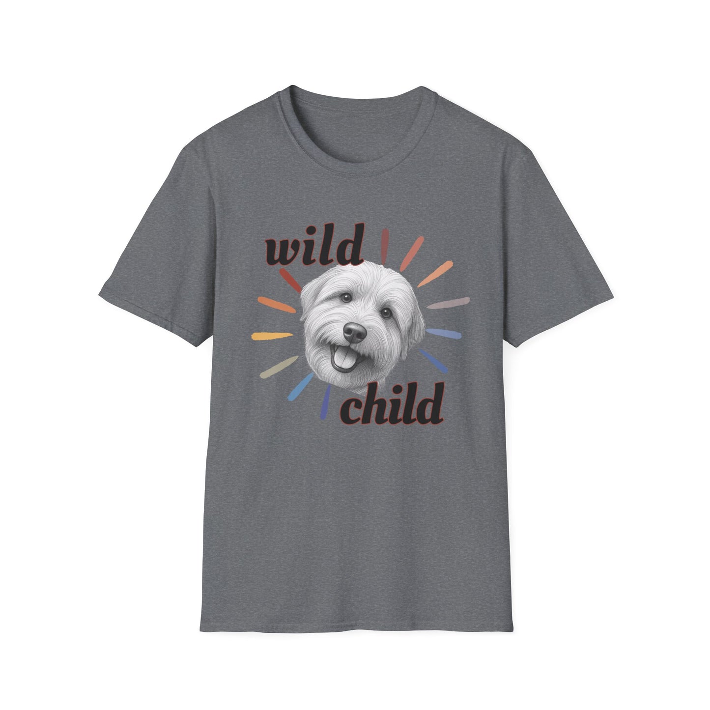 "Wild Child" T‑Shirt -Graphic Tee for Dog Lovers