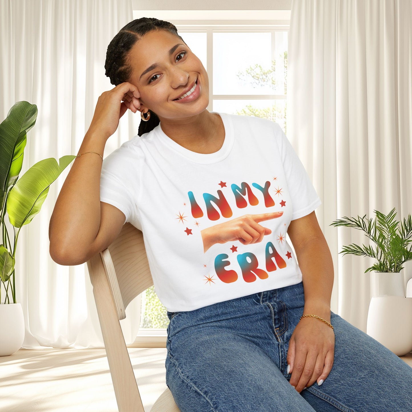 In My Era T-Shirt — Retro Pointing Hand Graphic Tee