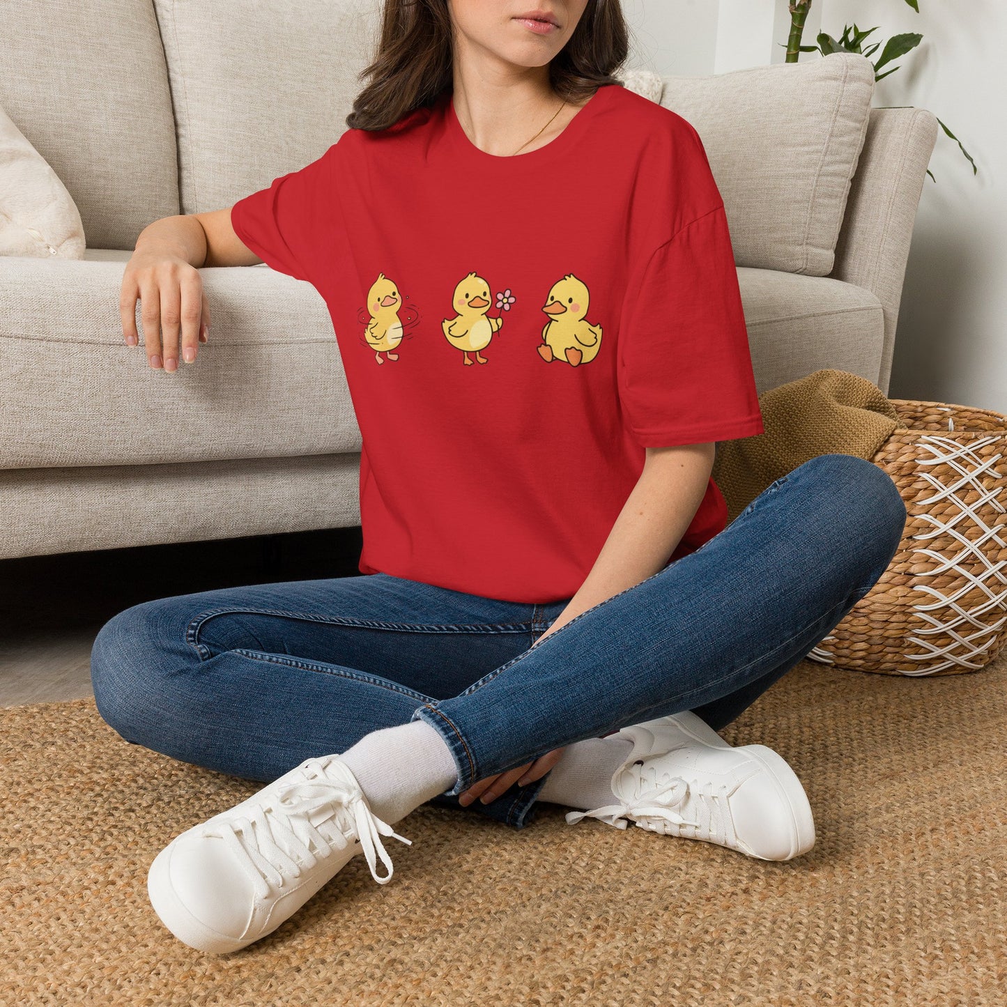 Lucky Ducklings Graphic T-Shirt