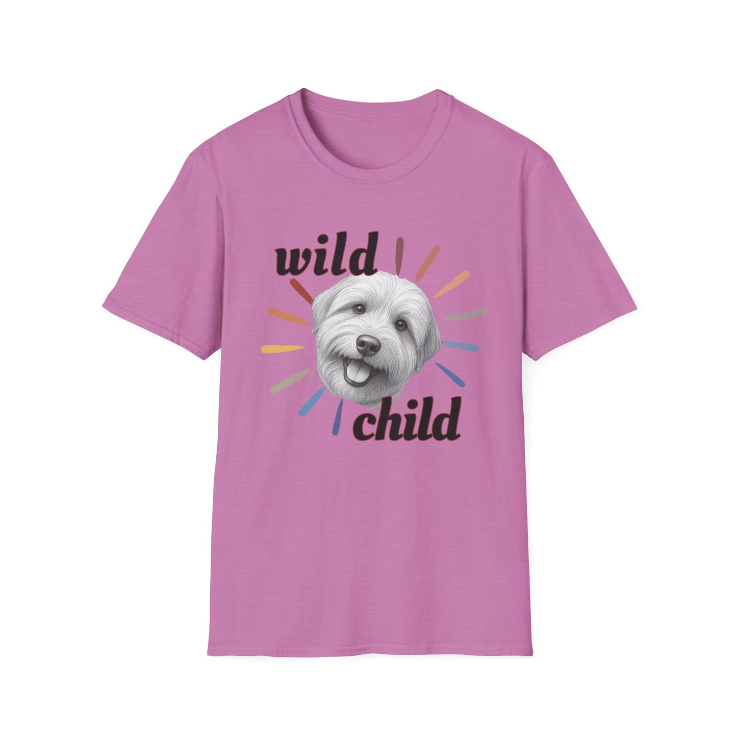 "Wild Child" T‑Shirt -Graphic Tee for Dog Lovers