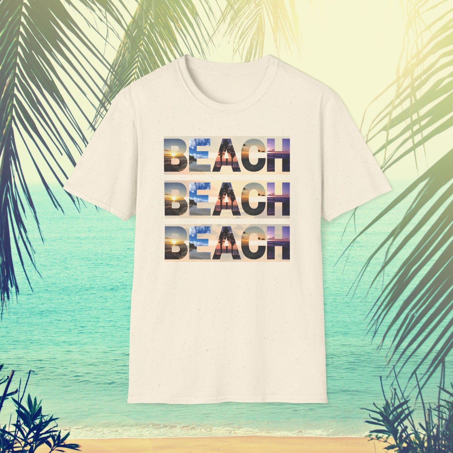 Copy of Beach on Repeat- Sunset Graphic Tee