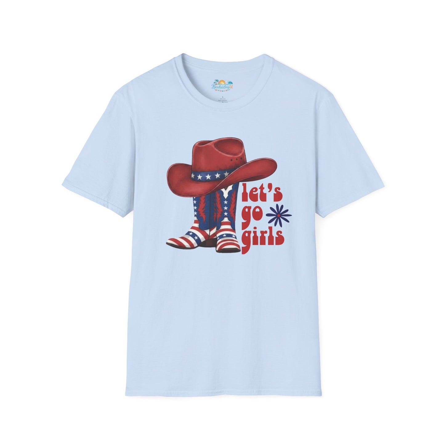Let's Go Girls Patriotic Cowgirl T-Shirt