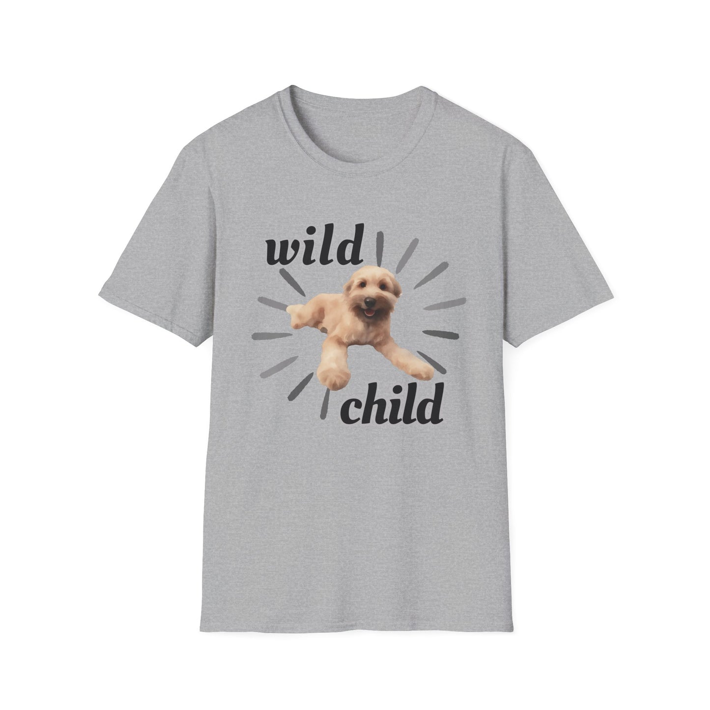 "Wild Child"- Wheaten Puppy Graphic Tee