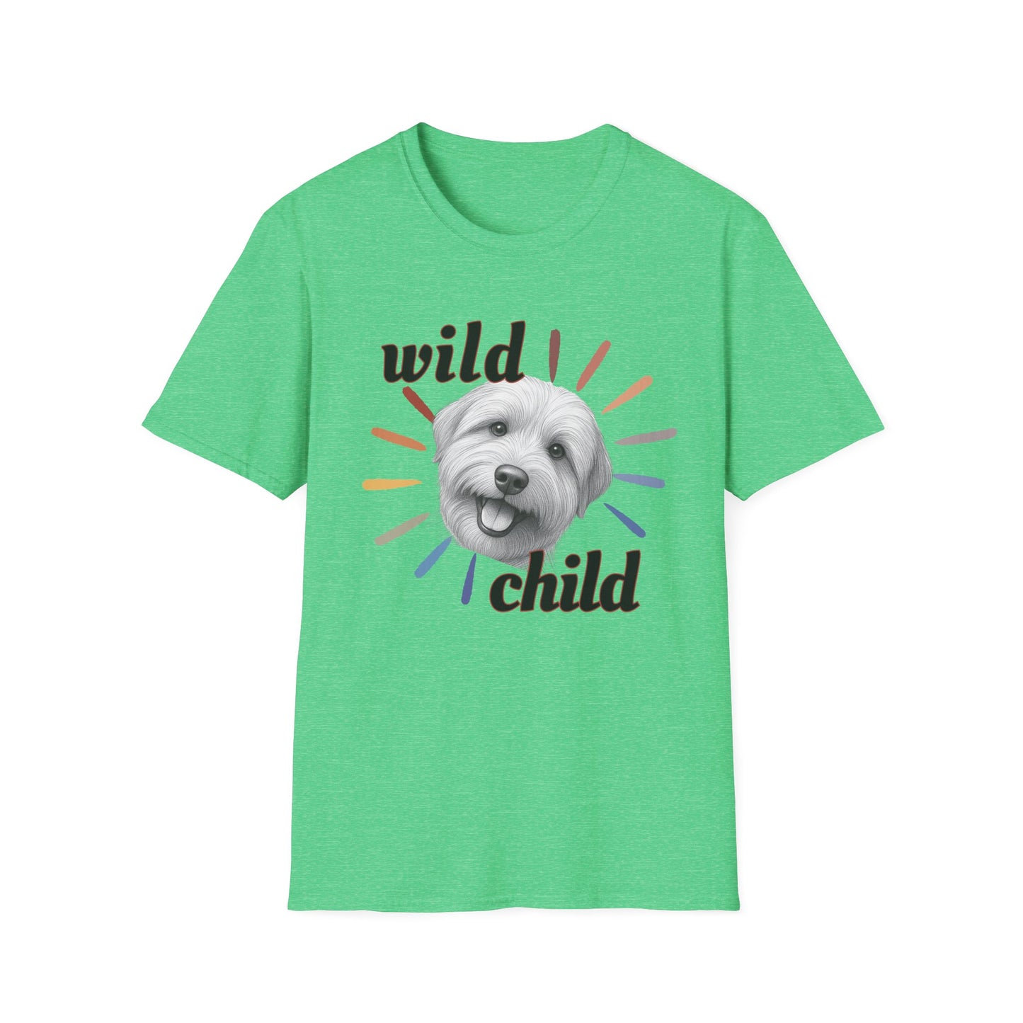 "Wild Child" T‑Shirt -Graphic Tee for Dog Lovers