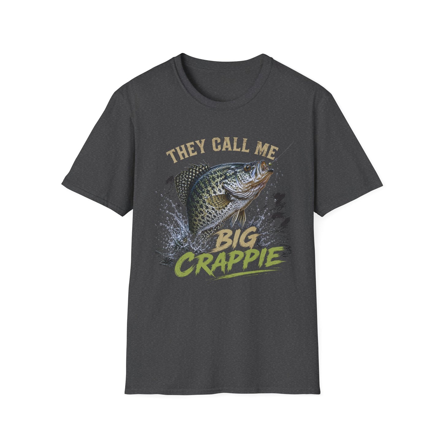 “They Call Me Big Crappie” Fishing Graphic Tee