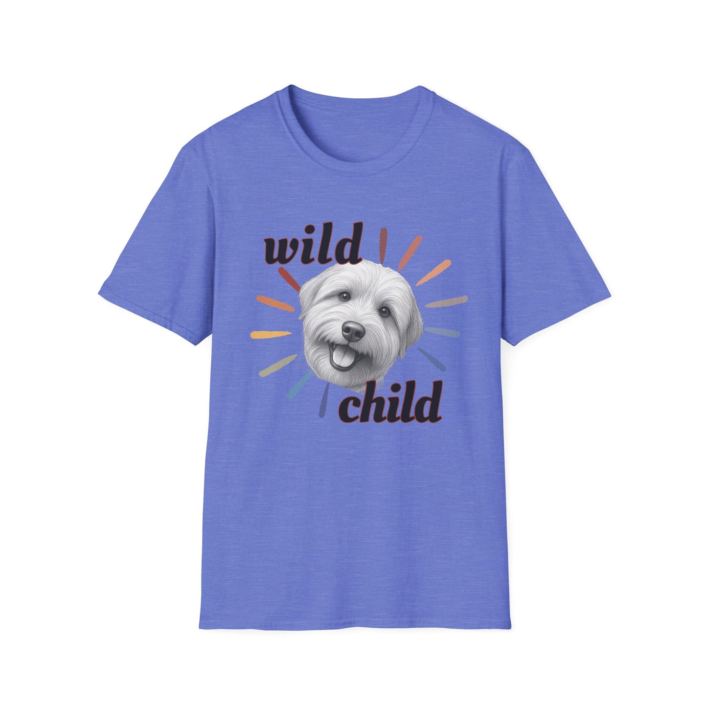 "Wild Child" T‑Shirt -Graphic Tee for Dog Lovers
