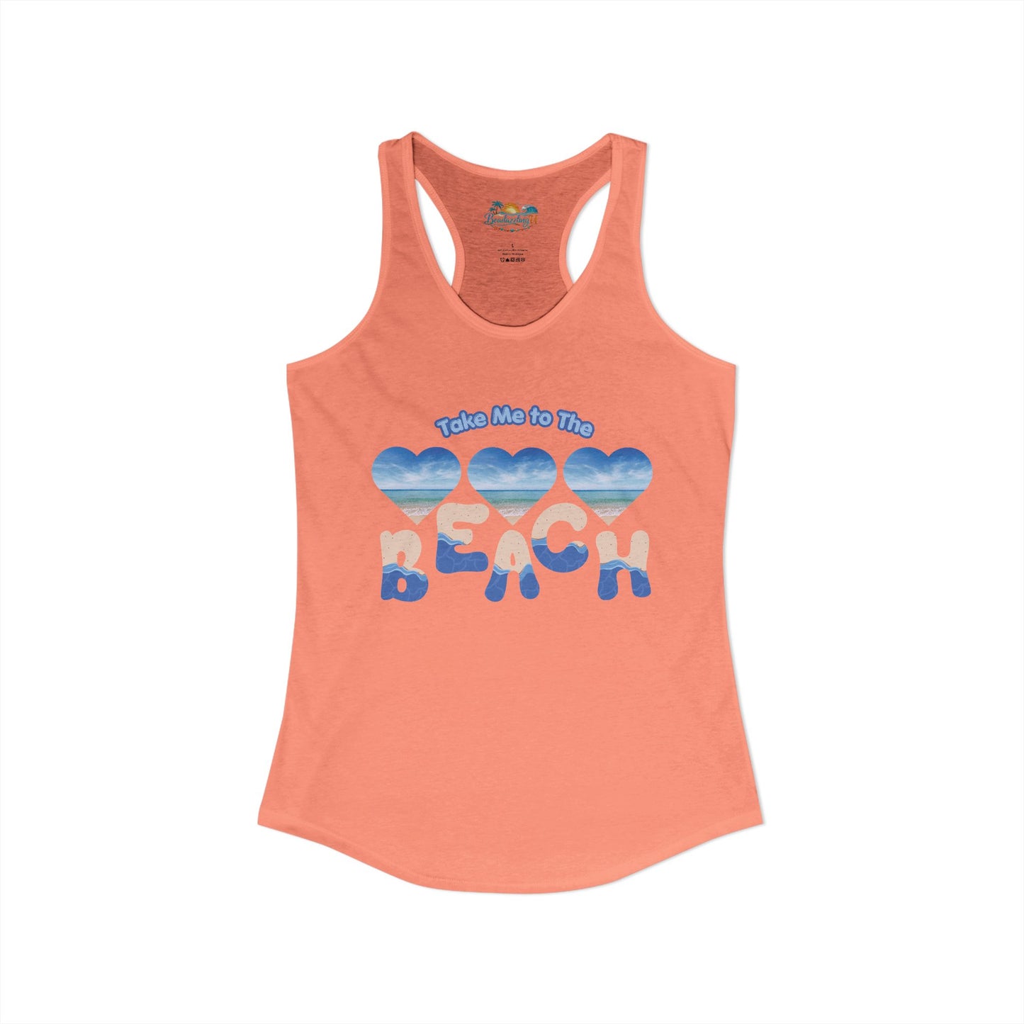 "Take Me To The Beach" -Women's Racerback Tank