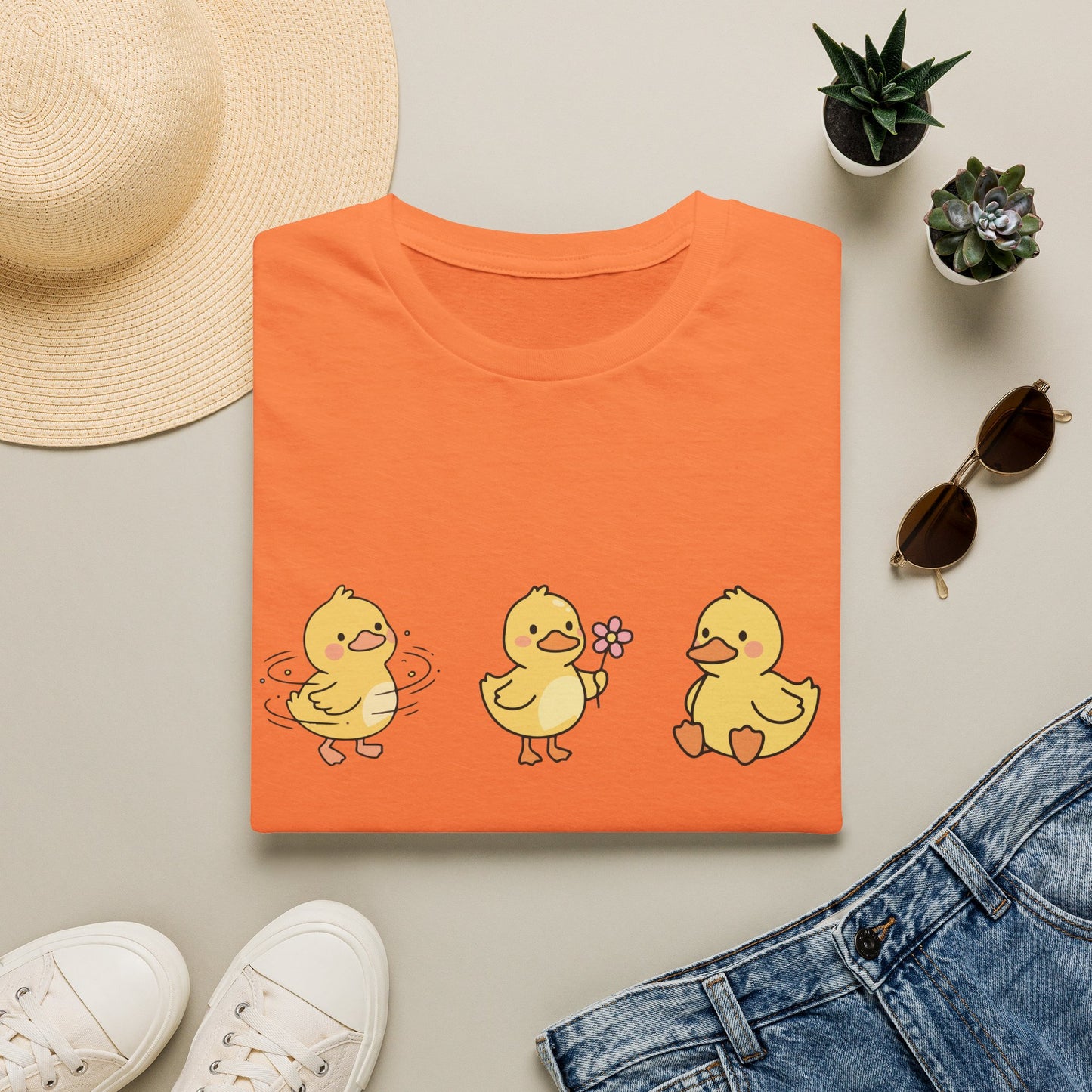 Lucky Ducklings Graphic T-Shirt