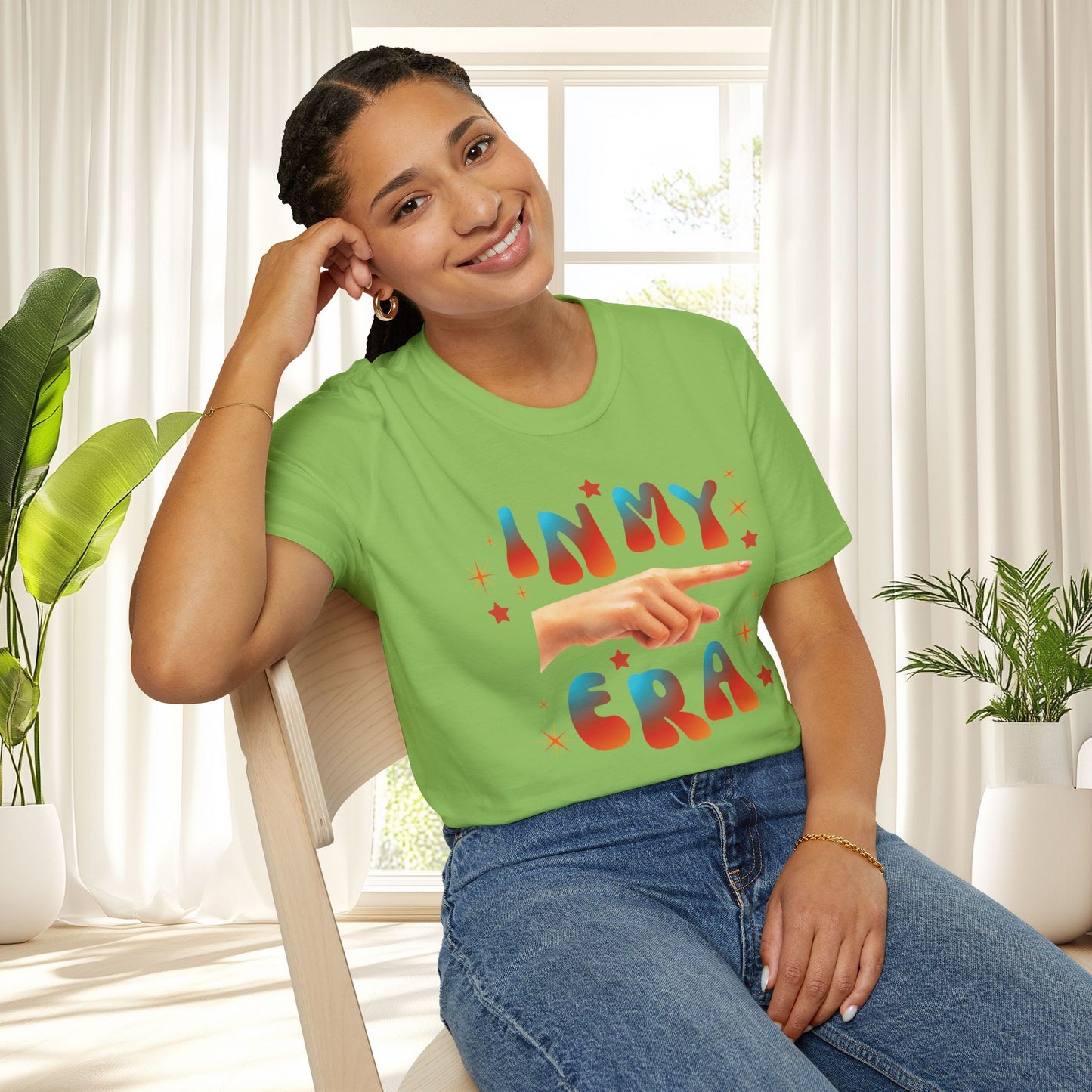 In My Era T-Shirt — Retro Pointing Hand Graphic Tee