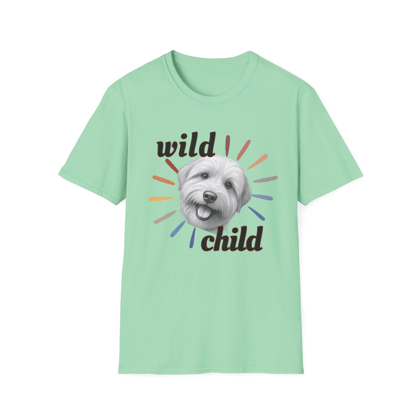 "Wild Child" T‑Shirt -Graphic Tee for Dog Lovers
