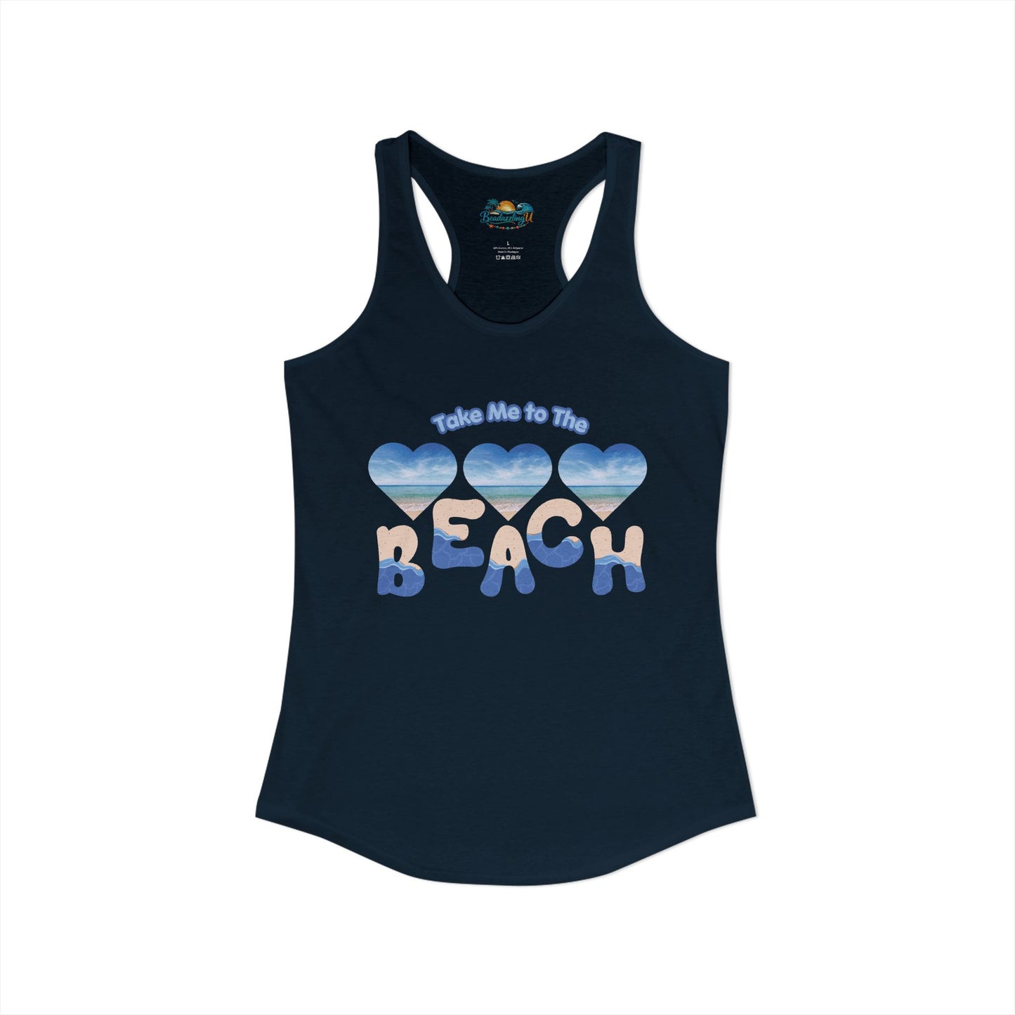 "Take Me To The Beach" -Women's Racerback Tank