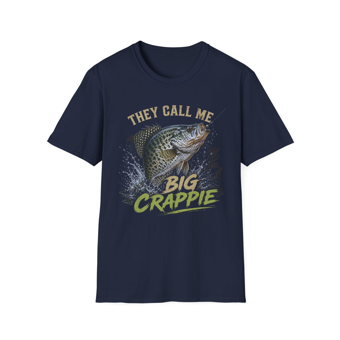 “They Call Me Big Crappie” Fishing Graphic Tee