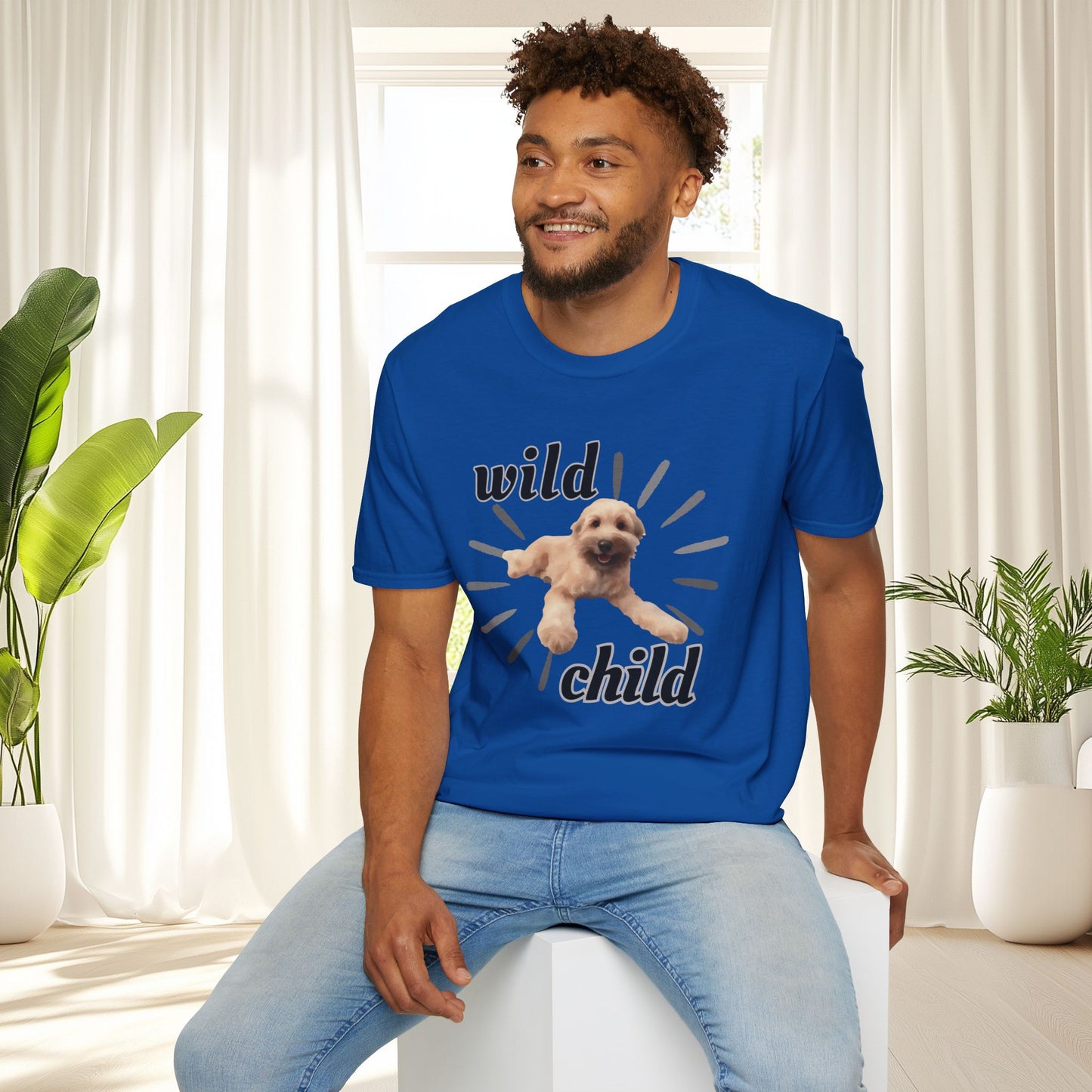 "Wild Child"- Wheaten Puppy Graphic Tee