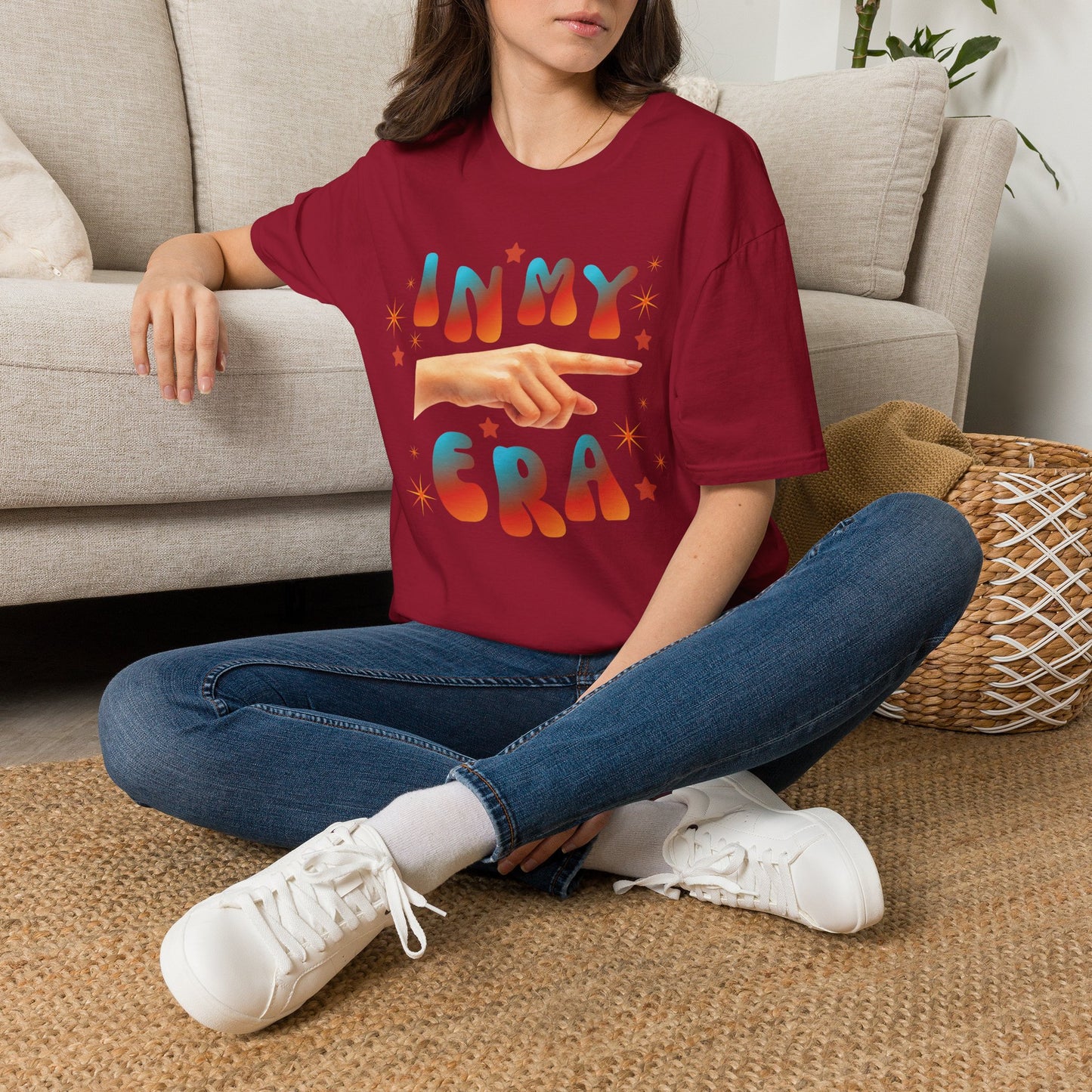 In My Era T-Shirt — Retro Pointing Hand Graphic Tee