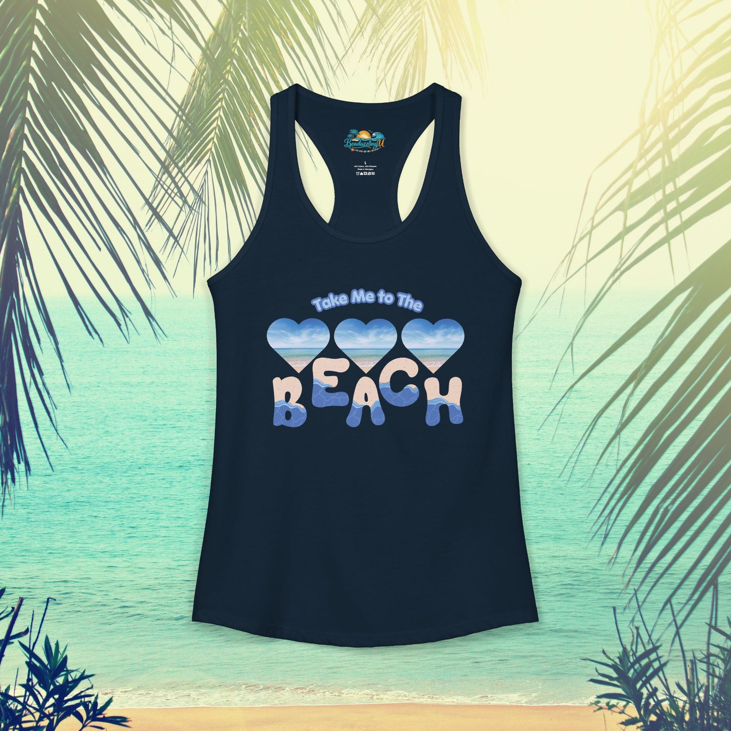 "Take Me To The Beach" -Women's Racerback Tank