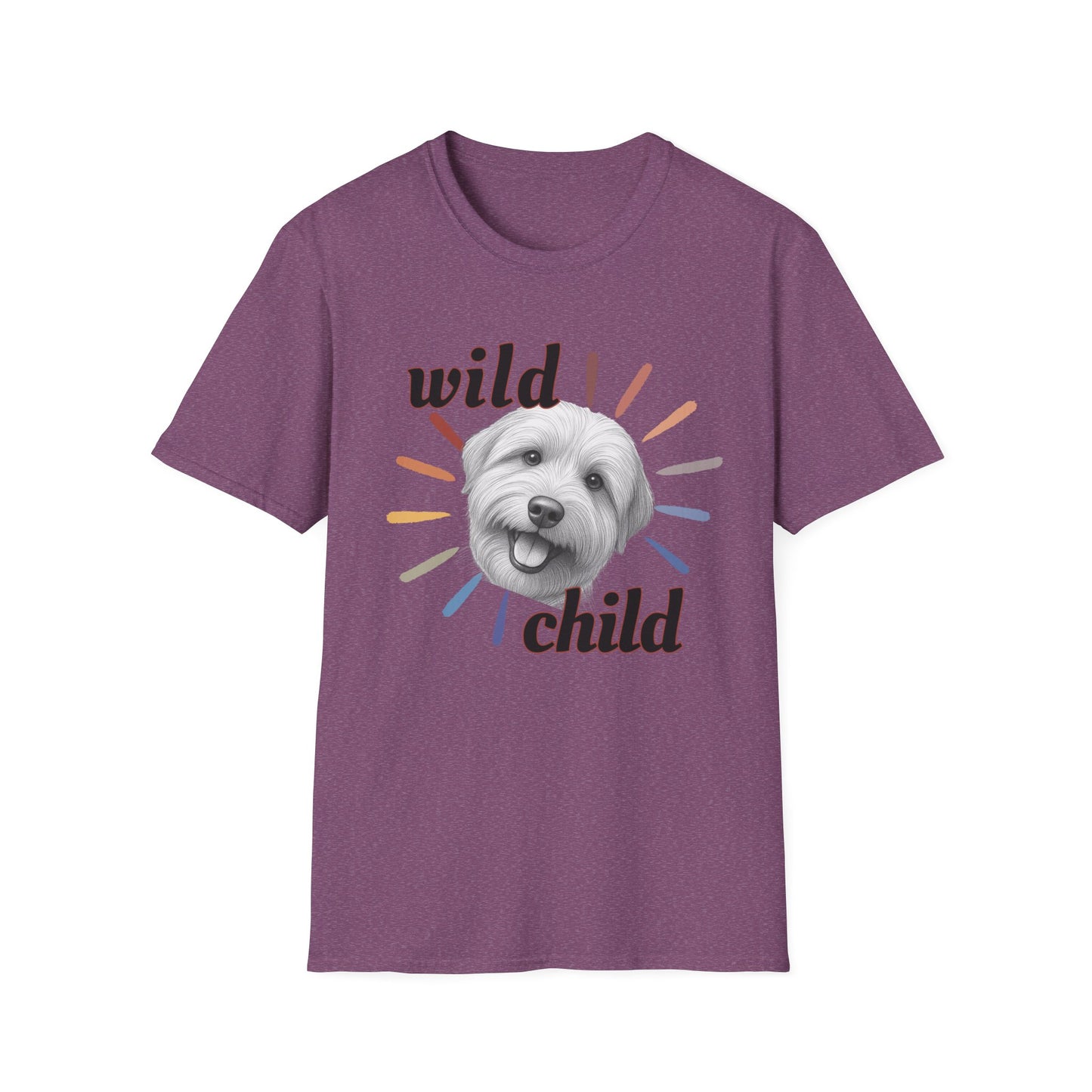 "Wild Child" T‑Shirt -Graphic Tee for Dog Lovers