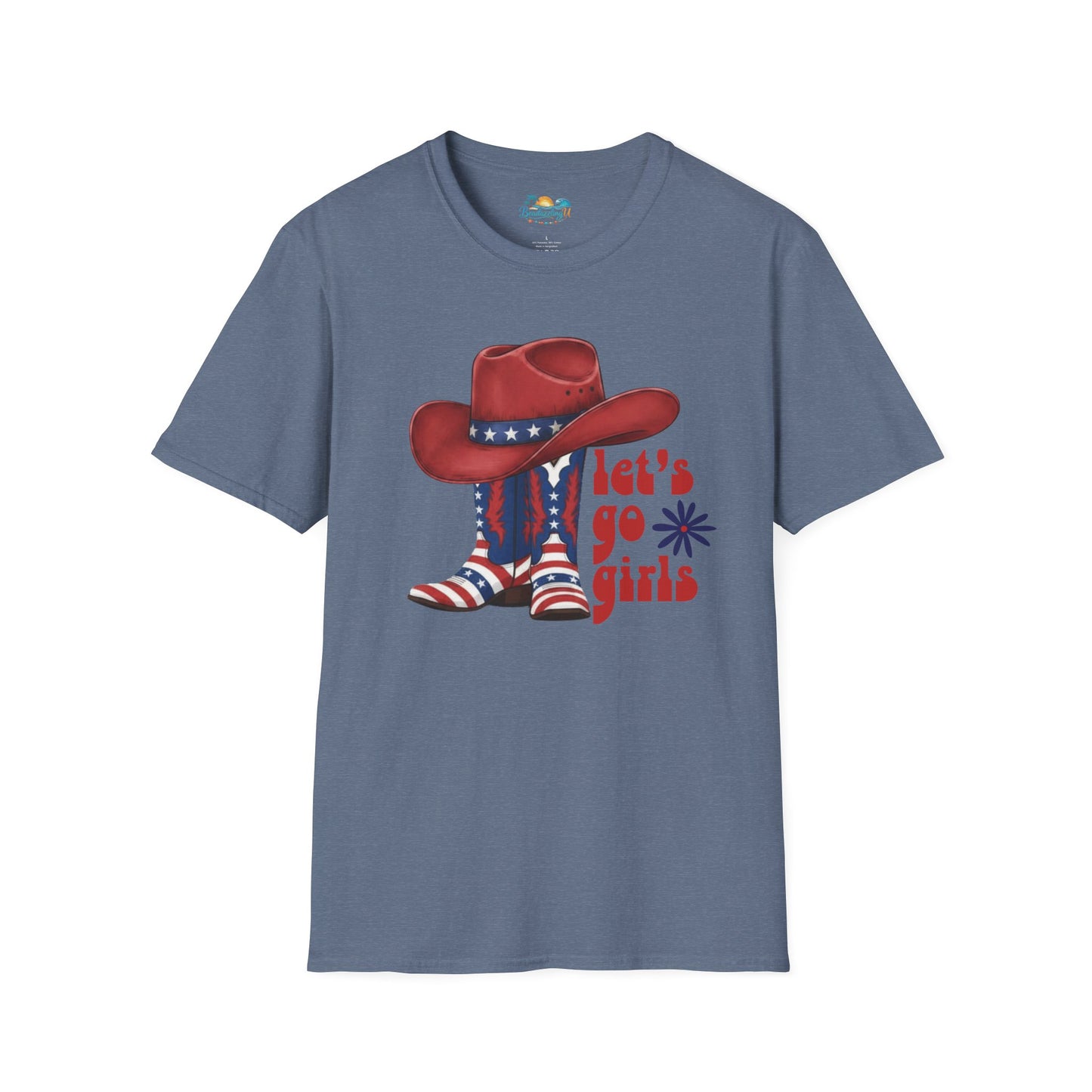 Let's Go Girls Patriotic Cowgirl T-Shirt