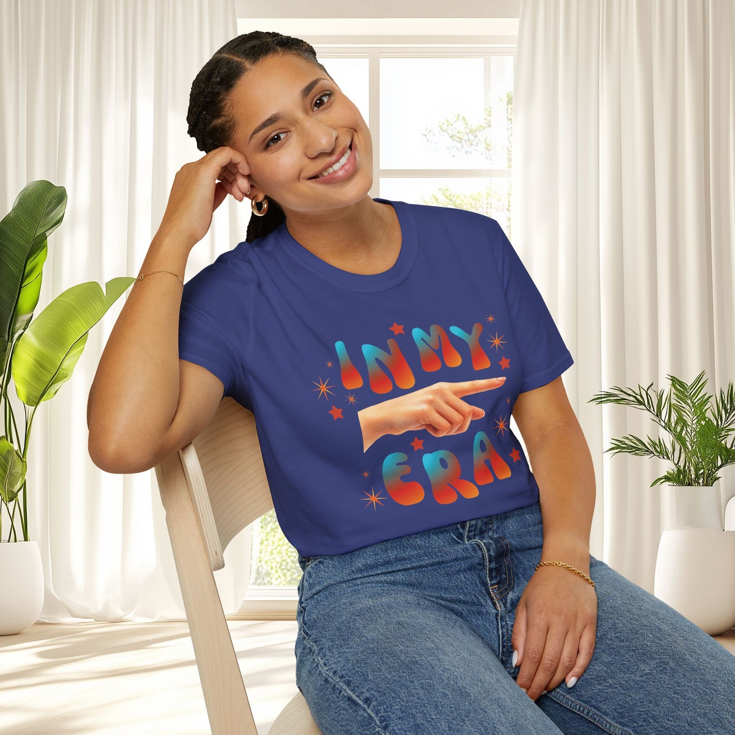 In My Era T-Shirt — Retro Pointing Hand Graphic Tee