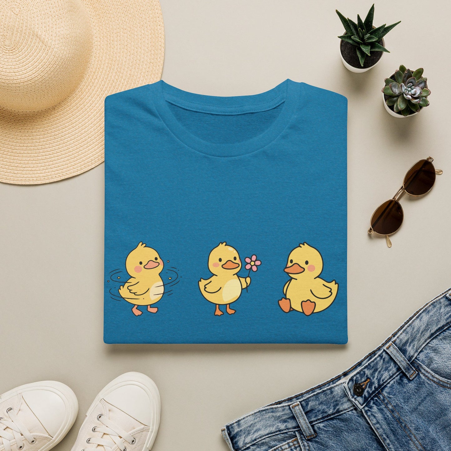 Lucky Ducklings Graphic T-Shirt