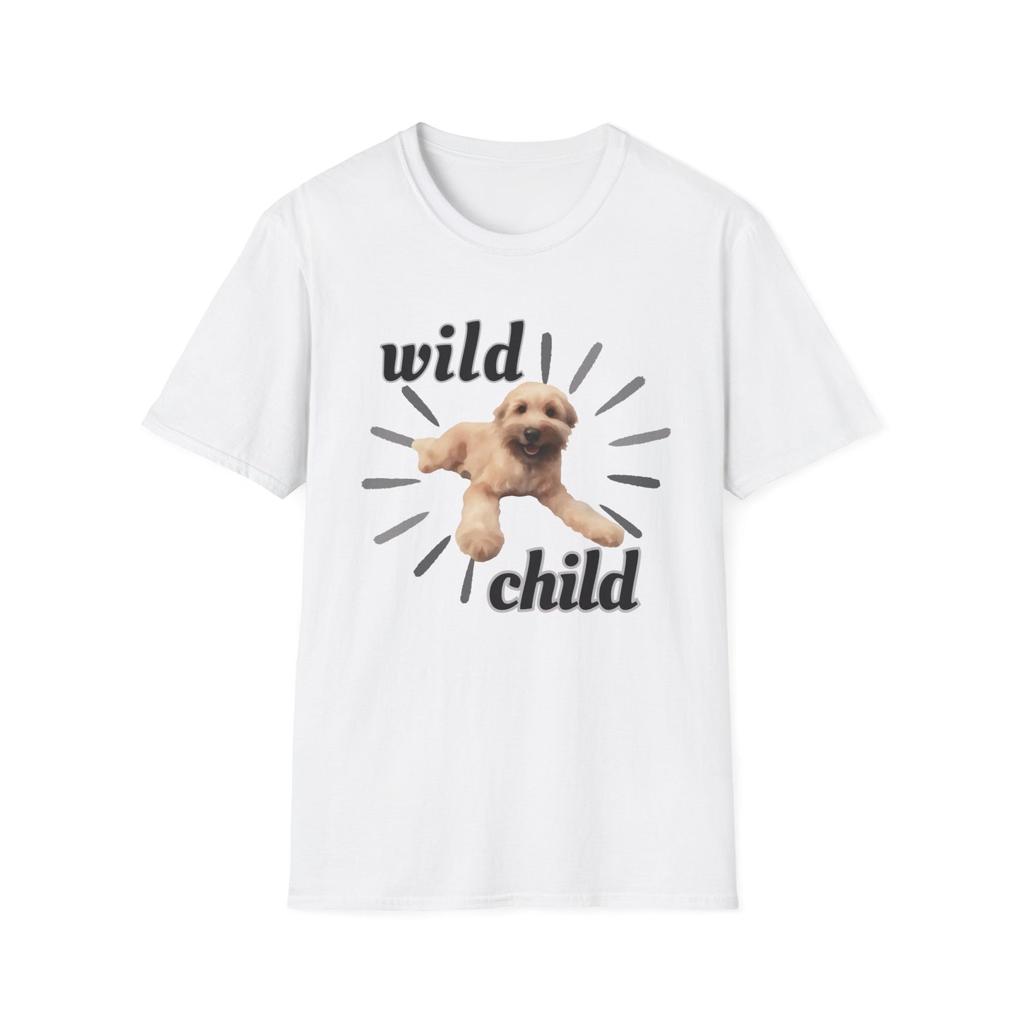 "Wild Child"- Wheaten Puppy Graphic Tee