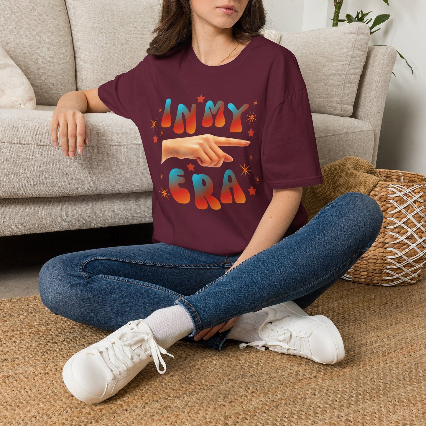 In My Era T-Shirt — Retro Pointing Hand Graphic Tee