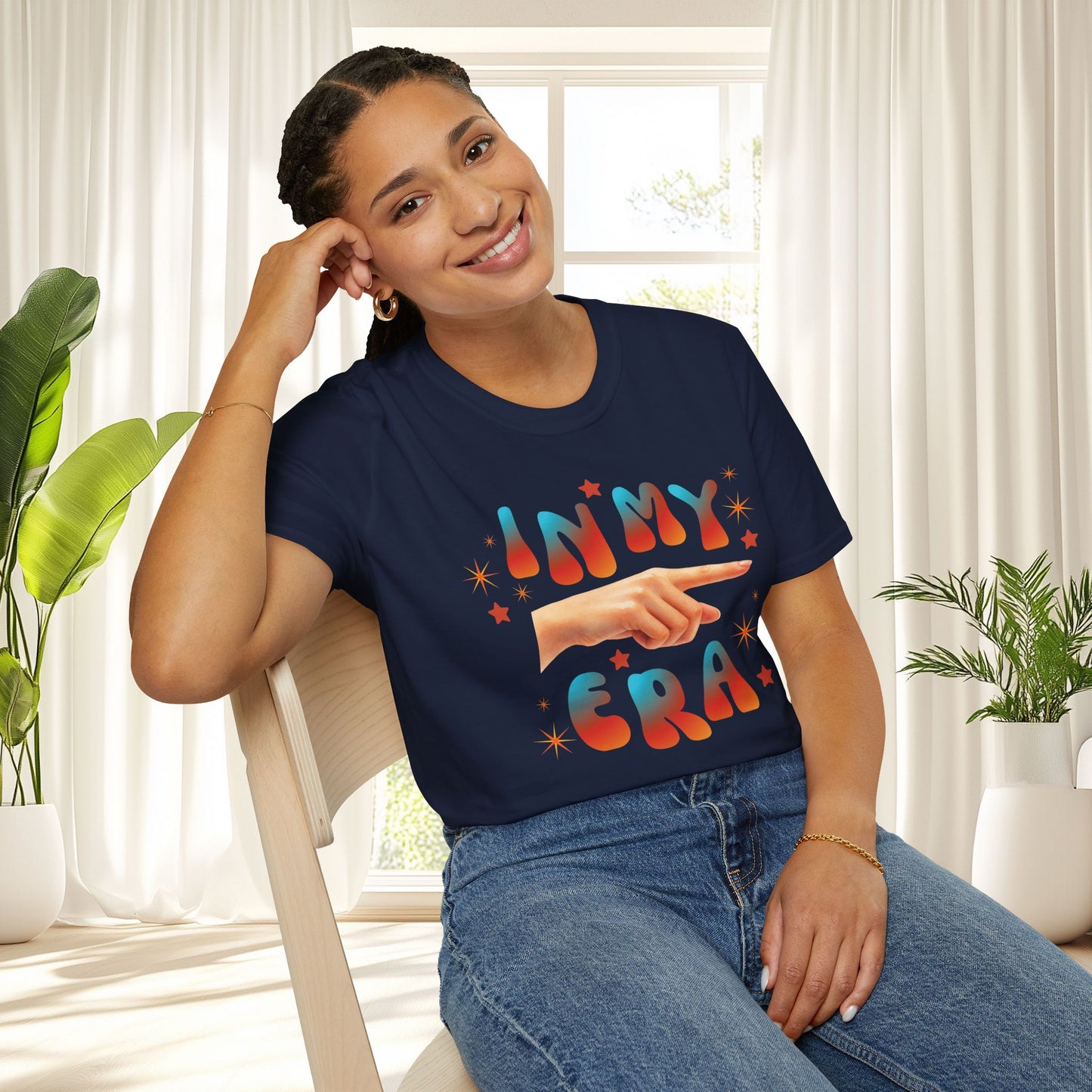 In My Era T-Shirt — Retro Pointing Hand Graphic Tee