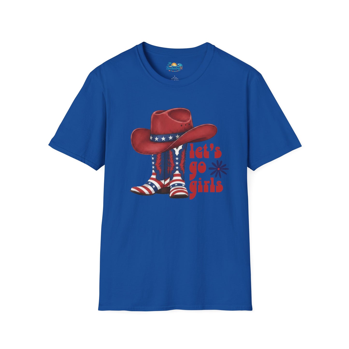 Let's Go Girls Patriotic Cowgirl T-Shirt