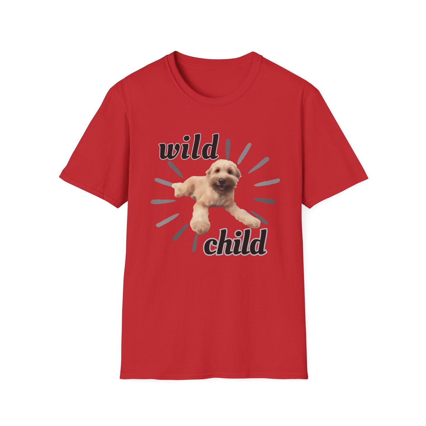 "Wild Child"- Wheaten Puppy Graphic Tee