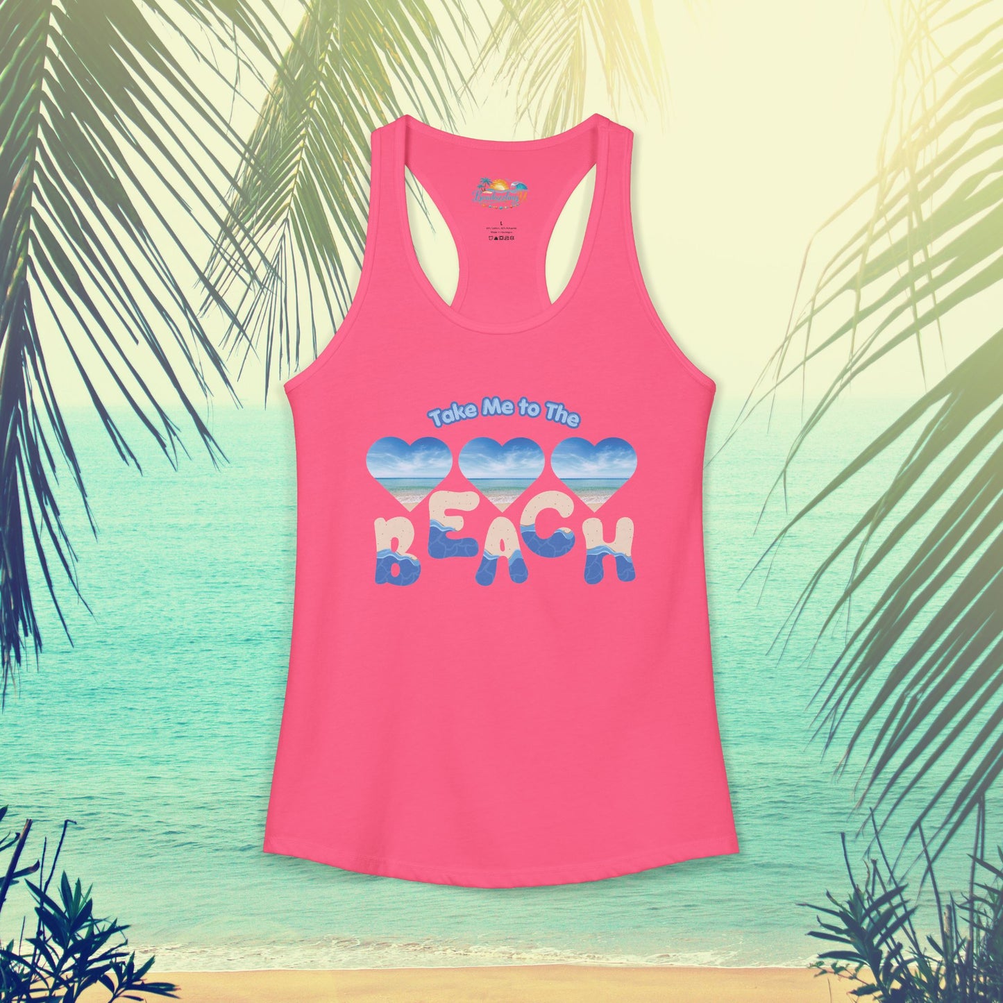 "Take Me To The Beach" -Women's Racerback Tank