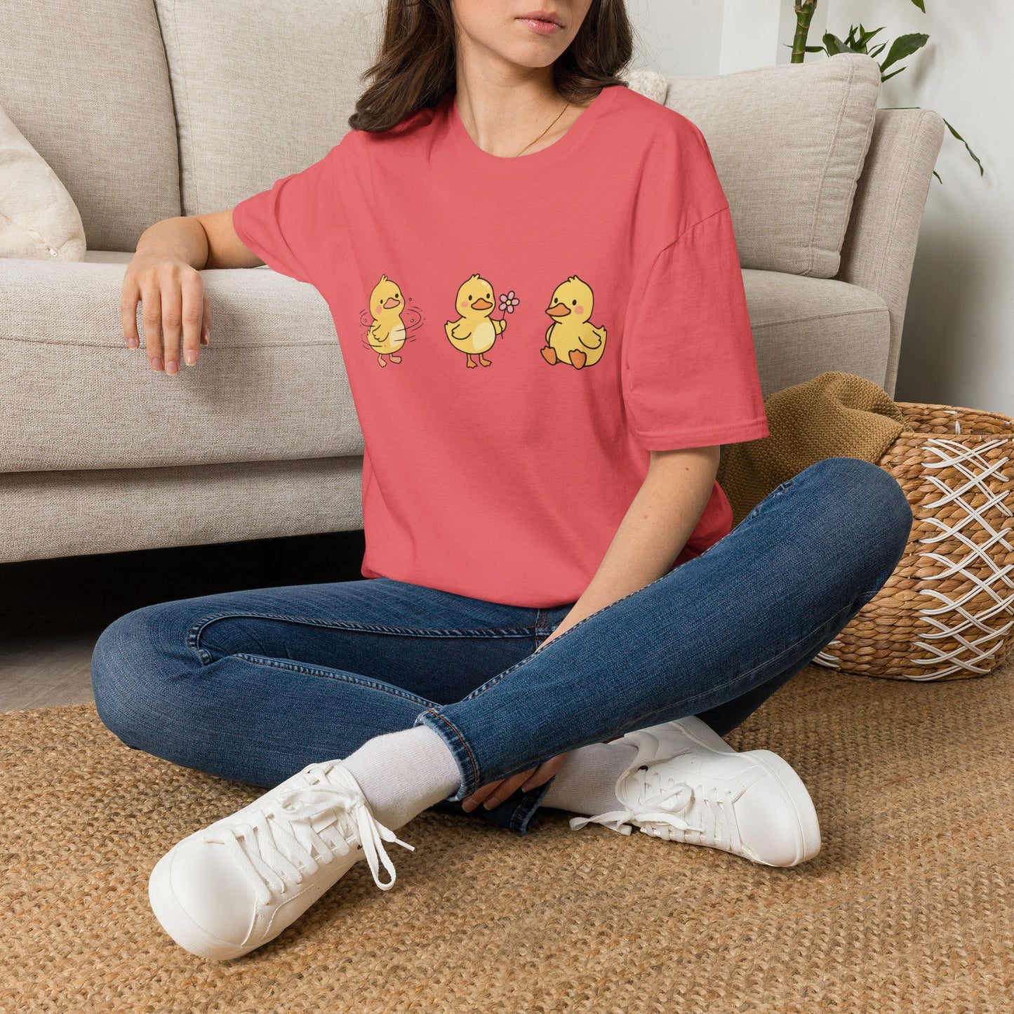 Lucky Ducklings Graphic T-Shirt