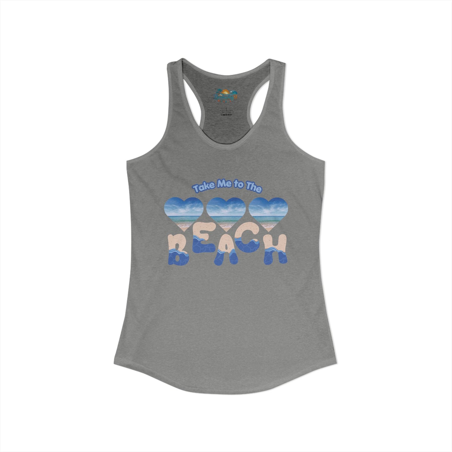 "Take Me To The Beach" -Women's Racerback Tank