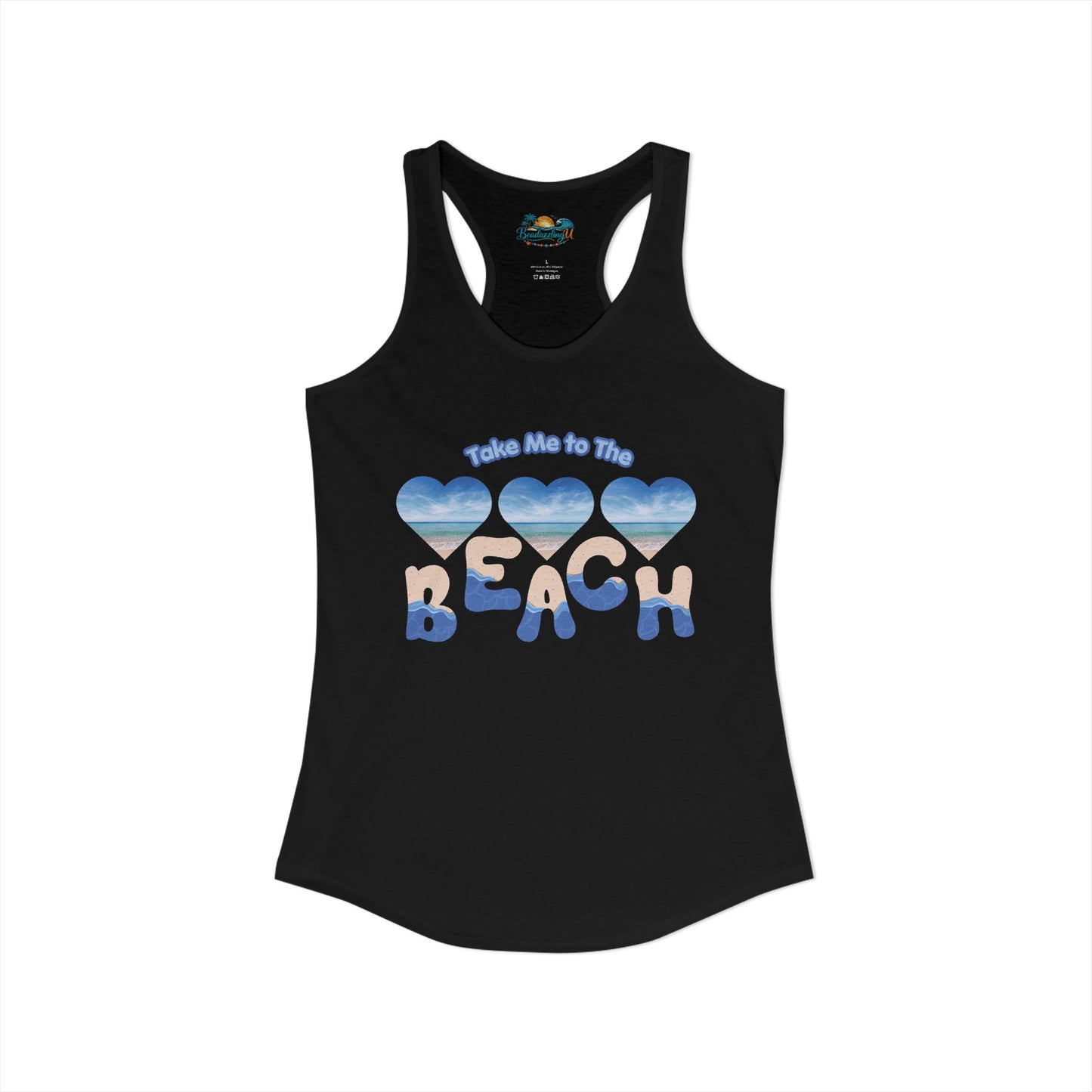 "Take Me To The Beach" -Women's Racerback Tank
