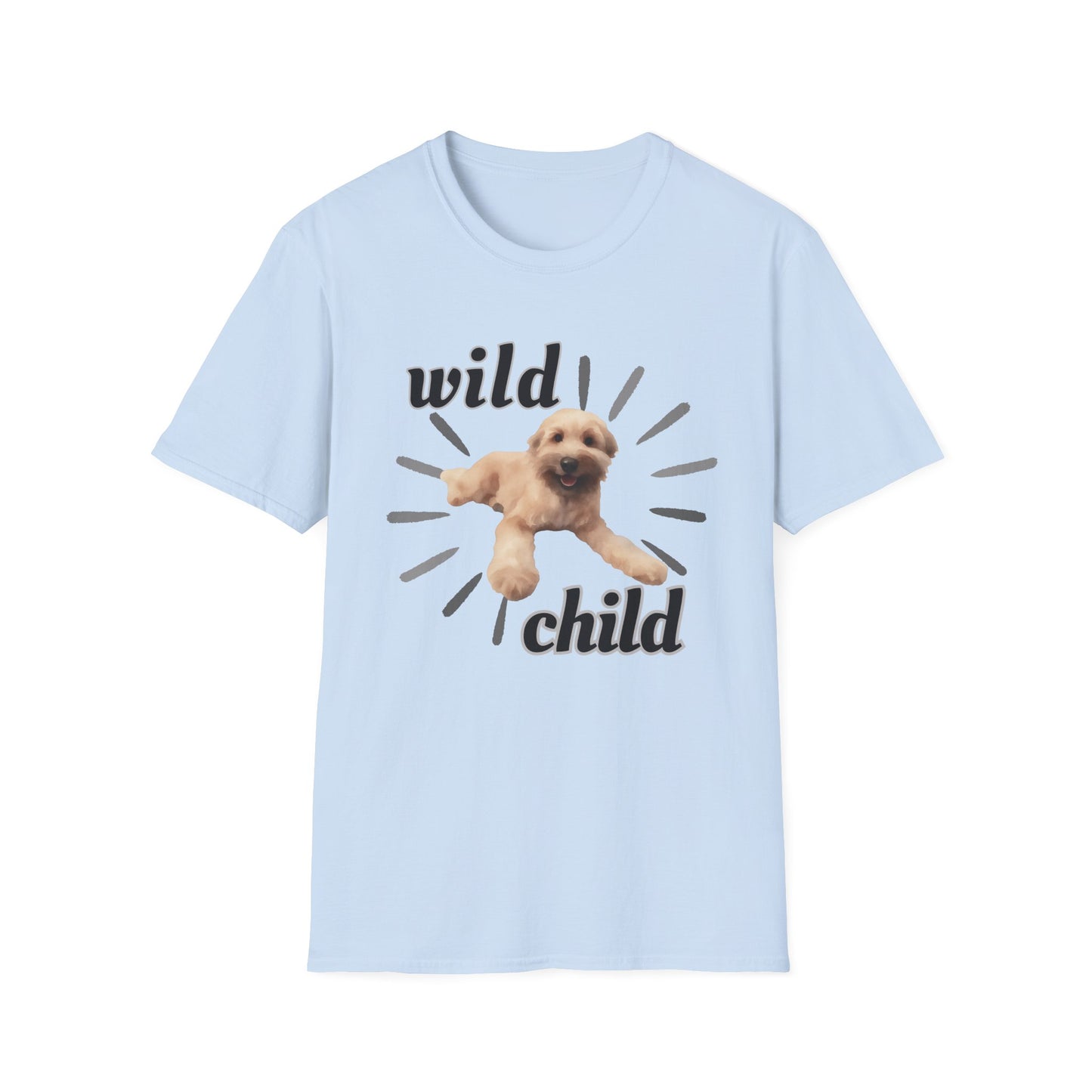 "Wild Child"- Wheaten Puppy Graphic Tee