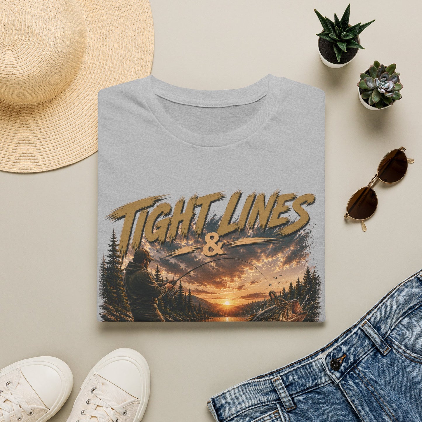 "Tight Lines & Good Times" Graphic Tee